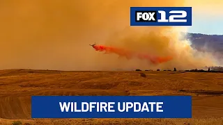 Oregon wildfire update Grasshopper Fire burns 6 houses 15 outbuildings in Wasco Co
