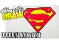 Drawing How To Draw The Superman Logo - Step by Step