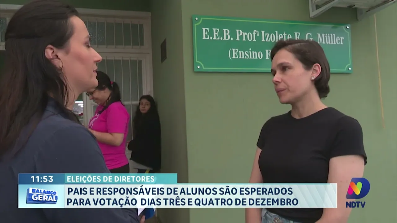 Eleições de diretores: pais e responsáveis são esperados para votação nos dias 3 e 4 de dezembro