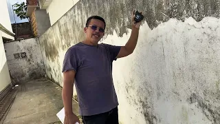 Kitnet em terreno 2,70x1,60m de largura triangular