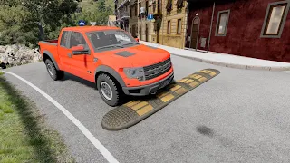 Cars Vs Speed Bumps Compilation 1 Beamng Drive Beamng Cars TV 