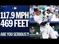 469 FEET Aaron Judge s FARTHEST home run of 2025
