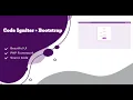 Code-Igniter Bootstrap Simple Web Application with WireFrame MySQL
