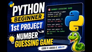 LIVE Python Beginner Project Build a Number Guessing Game Step by Step