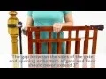 How to Install the Summer Infant Banister Stair Top of Stairs Gate with Dual Installation Kit
