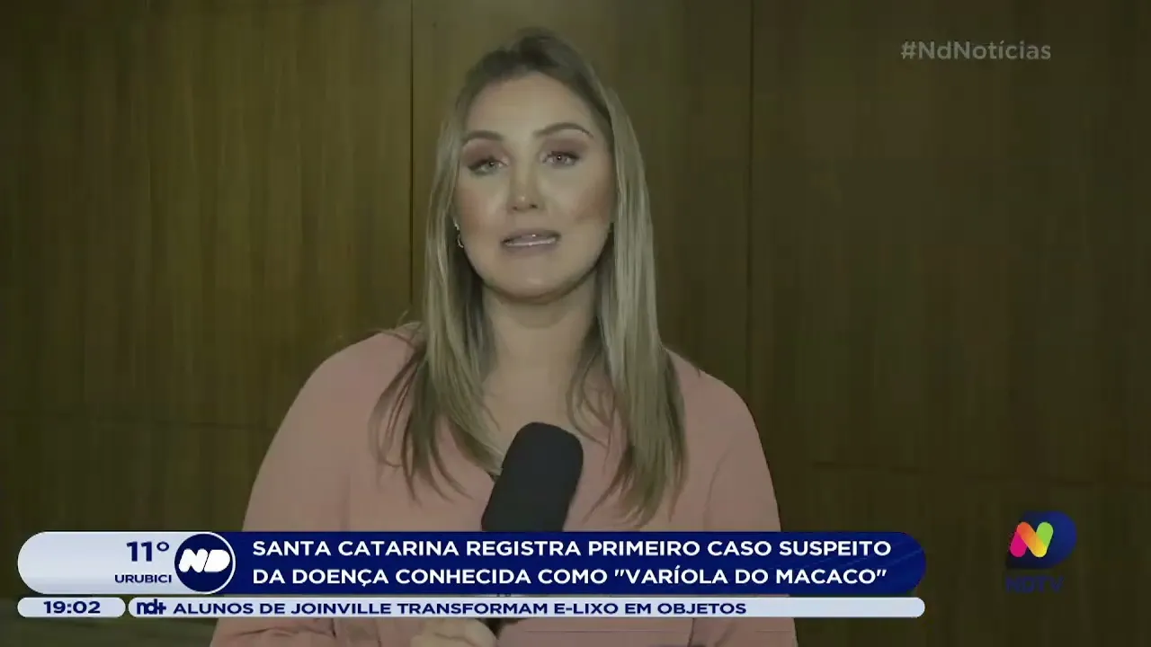 Primeiro caso suspeito de "varíola do macaco" registrado em SC