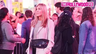 Jennifer Aniston Films New Scenes For 'The Morning Show' In New York, NY