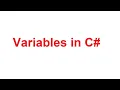 Variables in C with Examples Types of Variables in a Class in C Csharp Variables with Examples