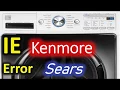 IE Error Code SOLVED Kenmore 796 Front Load Washer Washing Machine 1E