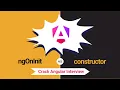 ngOnInit vs Constructor Understanding the Differences for Interviews Angular Interview Concepts
