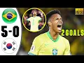 Download Lagu Brazil vs South Korea 5-0 Highlights \u0026 All Goals 🔥 Friendlies 2025 HD