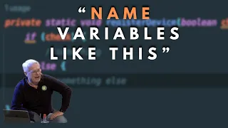 How long should a variable name be - Robert C Martin Uncle Bob