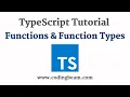 Functions Function Types TypeScript Tutorial Coding Beam