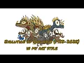 TheRaptorGang Evolution of Anguirus 1955-2025 but in my art style