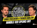 Rumble CEO Chris Pavlovski FULL INTERVIEW with Tucker Carlson
