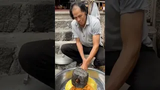 Receita nova de comida de rua da índia - gororoba indiana