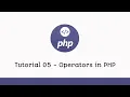 Learn PHP Operators