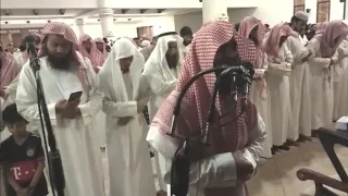 بكى وأبكى من خلفه الشيخ محمد اللحيدان قصة أصحاب الجنة والنار ليلة 11 لعام 1440 