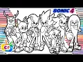 Sonic 4 All Characters coloring Sonic characters Sonic the Hedgehog 4