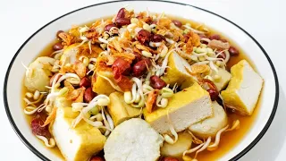 CARA MEMBUAT LONTONG TAHU ENAK BANGET PASTI SEMUA KETAGIHAN 