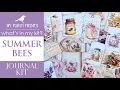 SUMMER BEES JOURNAL KIT What s In My Kit My Porch Prints Junk Journaling Tutorials
