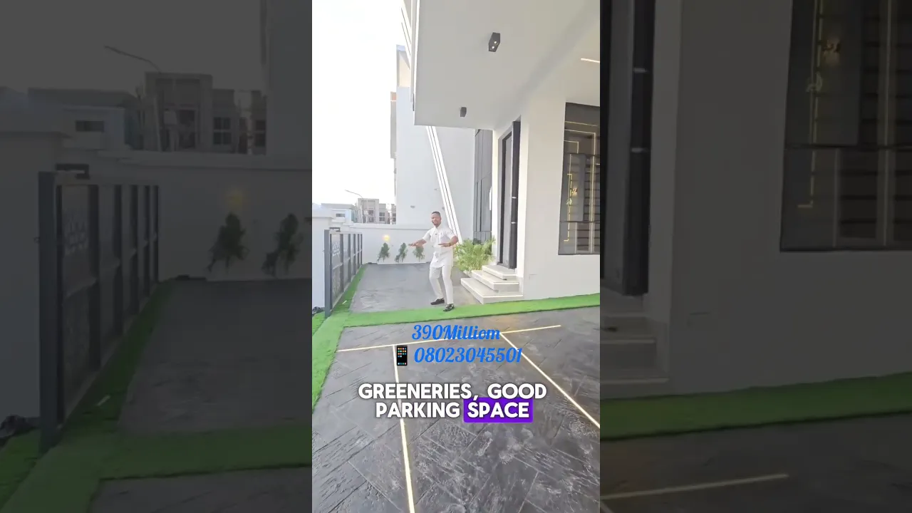 Luxurious 5-Bedroom Smart Home with Pool in Chevron, Lekki – N390M