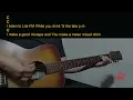 Maren Morris - Hard Liquor and Soft Rock Easy Guitar Chord & Lyrics (cover)