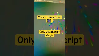 Click to Create Colorful Fireworks using JavaScript