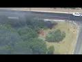 Crews battle brush fire in Parker County