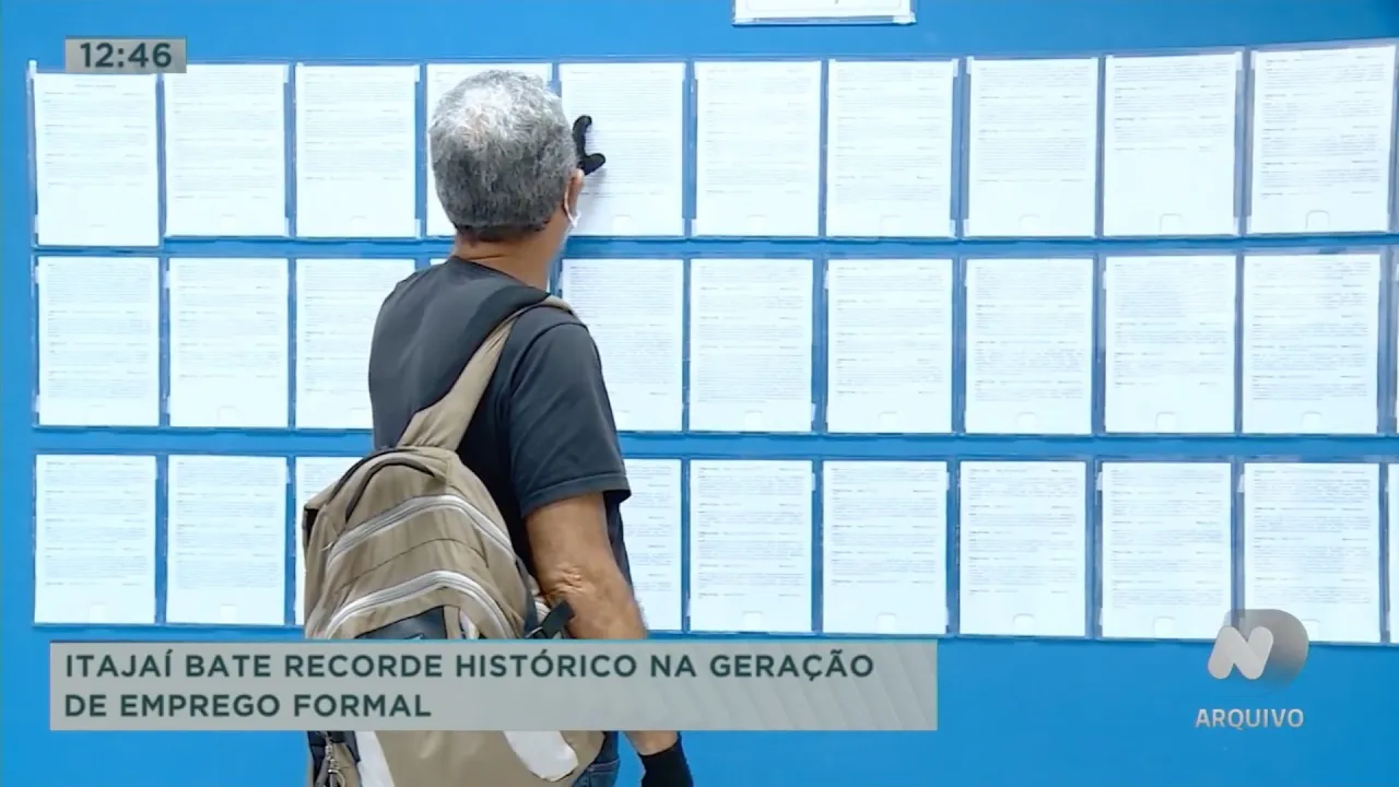 Itajaí bate recorde histórico na geração de emprego formal