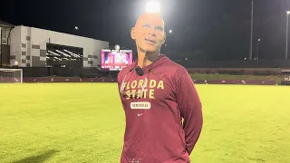 FSU Soccer Brian Pensky on winning home opener against FAU