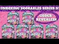 Unboxing DISNEY DOORABLES Series 5 Blind Bag Opening CODES REVEALED
