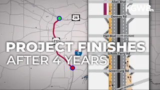 After 4 years Oregon Highway 217 project finishes