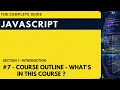 JavaScript course s outline - what s in this course Hindi JavaScript The complete Guide
