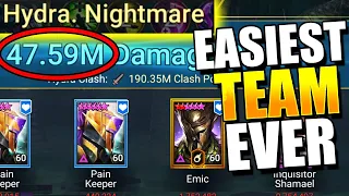 Emic Unkillable EASY AUTO 1 KEY HYDRA Raid Shadow Legends