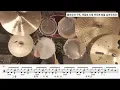 BIG Naughty (서동현) - 안녕 드럼 연주, 드럼 악보 커버 (Drum Cover)
