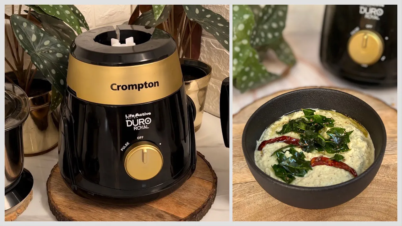 Trying out My Latest Kitchen Addition   Crompton DuroRoyal Mixer Grinder   Unboxing and Full View