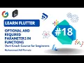Dart Programming Course for Beginners Optional Parameter Required Parameter