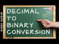Decimal to Binary conversion formula with example Hindi