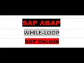 WHILE LOOP LOOP STATEMENTS SAP ABAP FUNDAMENTALS