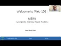 MERN 3 Generations of Web Apps Frameworks History of Web Applications