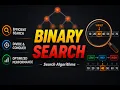 Binary Search Sorting Searching DSA