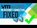 Virtual Machine no internet connection EASY FIX VMware