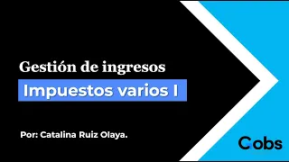 Gestión de ingresos: Impuestos varios