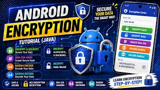 ANDROID - DATA ENCRYPTION TUTORIAL IN JAVA AES ENCRYPTION DECRYPTION SHA256 BASE64