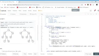 Flip Equivalent Binary Trees