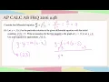 AP Calculus AB 2016 4B Linear Approximation Tangent Lines