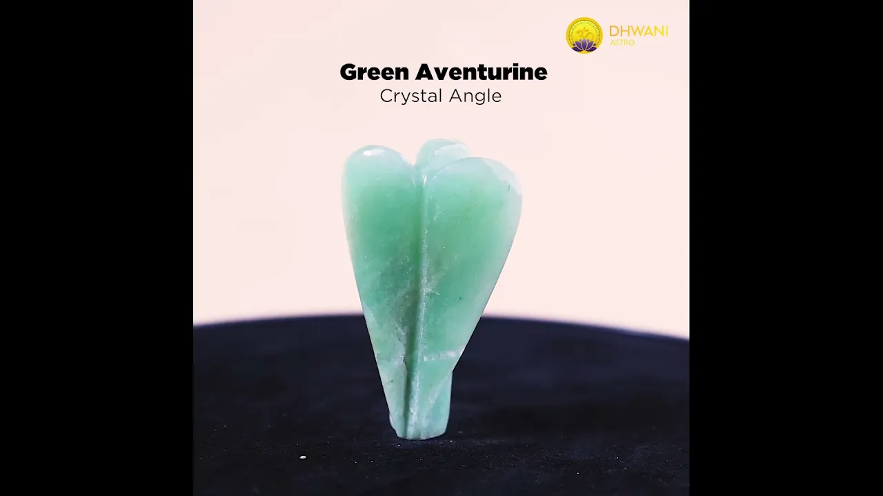 Green Aventurine Crystal Angle