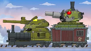 Ratte - We turned a tank into a train! Escape on the rails