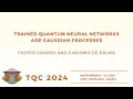 Trained quantum neural networks are Gaussian processes Girardi and De Palma TQC 2024